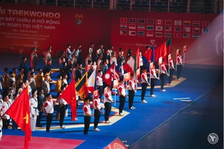 Ấn tượng giải Taekwondo Cảnh sát châu Á mở rộng năm 2024