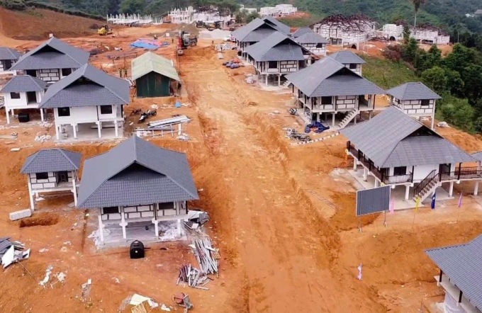 Three families decline new Lang Nu Village resettlement homes - 1