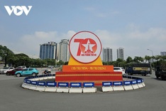 Hanoi streets decorated for Liberation Day celebrations